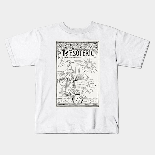 The Esoteric Tarot Astrology Design Kids T-Shirt by CROWNLIGHT